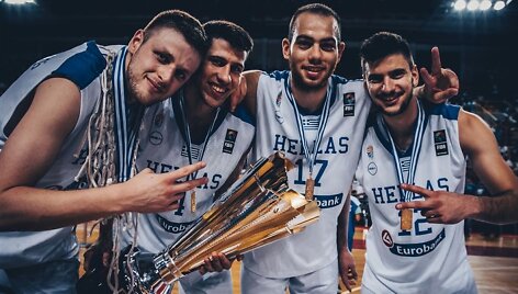 Graikijos krep&scaron;ininkai tapo Europos jaunimo (iki 20 metų) čempionais.