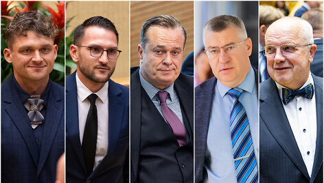 Martynas Gedvilas, Karolis Neimantas, Dainoras Bradauskas, Tomas Domarkas ir Juozas Olekas
