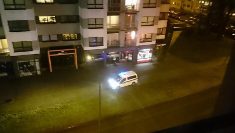 Įvykio vietoje S.Žukausko gatvėje Vilniuje