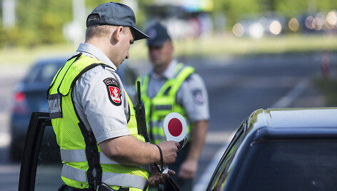 Rytinis Vilniaus kelių policijos reidas