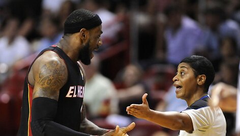 LeBronas Jamesas ir Violeta Palmer