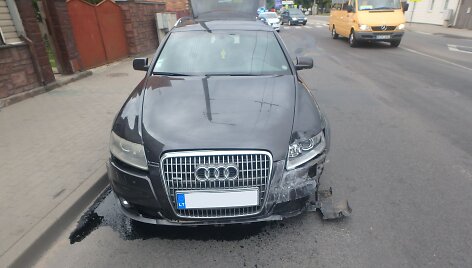 Kėdainiuose prasidėjusios &bdquo;Audi&ldquo; gaudynės baigėsi tik Kaune