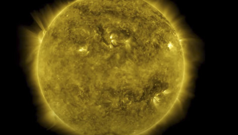 Saulės vaizdas, užfiksuotas NASA SDO observatorijos