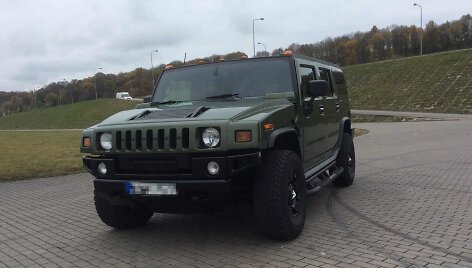 Džordanos Butkutės ir Elegijaus Strasevičiaus parduodamas &bdquo;Hummer&ldquo; visureigis