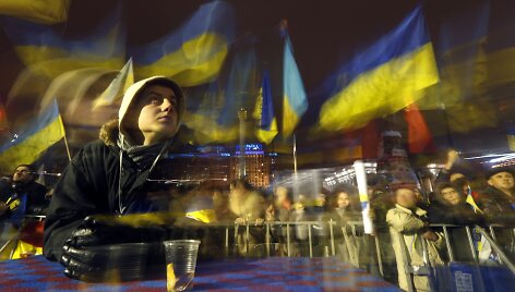Protestuotojai Ukrainoje