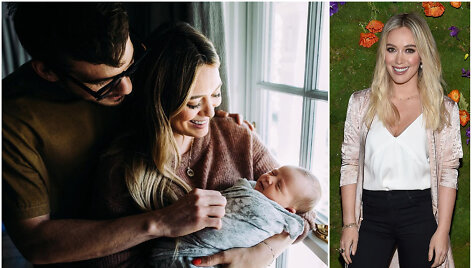 Hilary Duff ir Matthew Koma su dukrele Banks Violet