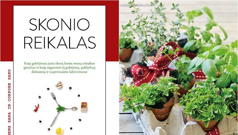 Knygoje „Skonio reikalas“ rašoma ir apie aromatines žoles