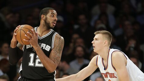 LaMarcusas Aldridge'as ir Kristapas Porzingis