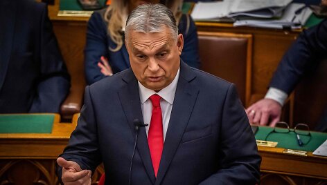 Vengrijos ministras pirmininkas Viktoras Orbanas / FERENC ISZA / AFP