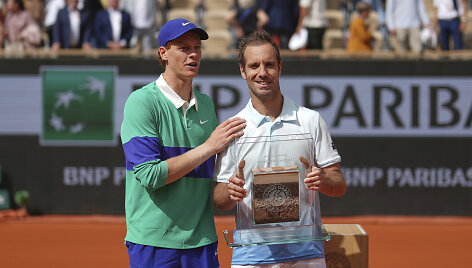 Jannikas Sinneris ir Richardas Gasquet