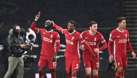 &bdquo;Liverpool&ldquo; laimėjo prie&scaron; &bdquo;Tottenham Hotspur&ldquo;