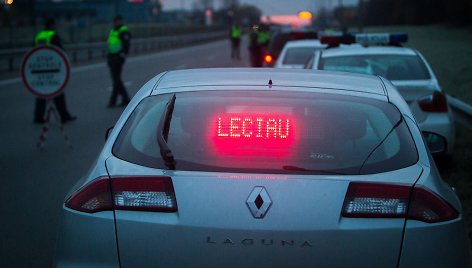 Vilniaus kelių policijos reidas