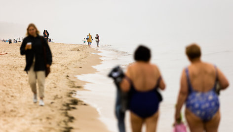 Palanga paskendo tirštame rūke