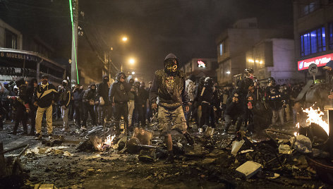 Protestai Bogotoje