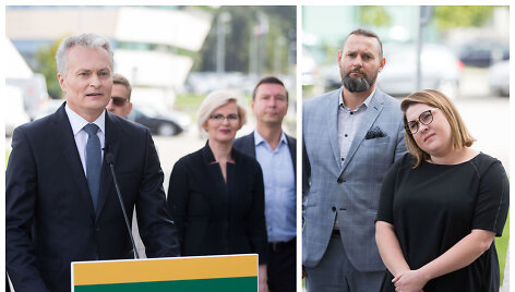 Gitano Nausėdos rinkiminės kompanijos metu tarp palaikytojų buvo ir Dovilė Filmanavičiūtė