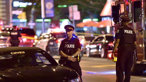 Toronto policija išpuolio vietoje