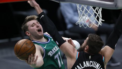 Luka Dončičius ir Jonas Valančiūnas