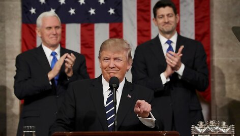 Donaldo Trumpo kalba JAV Kongresui