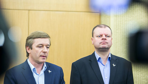 Ramūnas Karbauskis ir Saulius Skevernelis