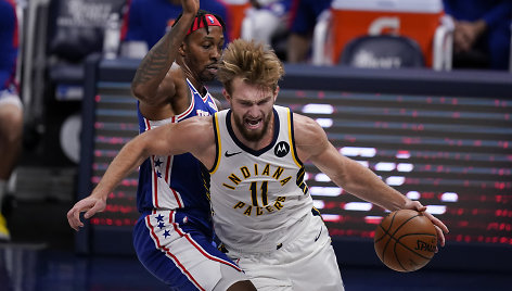 Domantas Sabonis prieš Dwightą Howardą