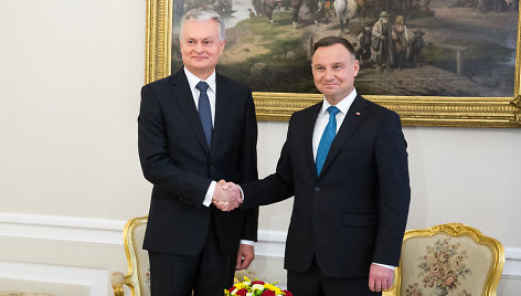 Gitano Nausėdos susitikimas su Andrzejumi Duda