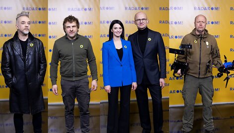 Ukrainos paramos akcijos RADAROM! baigiamojo renginio svečiai