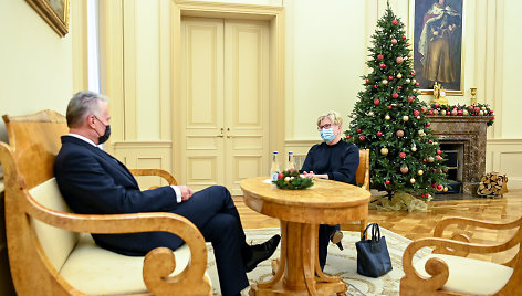Prezidentas susitiko su Ministre Pirmininke Ingrida Šimonyte