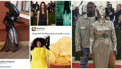 Futuristinis &bdquo;Met Gala&ldquo; pokylio svečių stilius paskatino krūvas memų