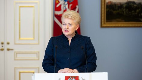 Dalia Grybauskaitė pagal įtaką &scaron;alies vidaus ir užsienio politikai buvo galingiausia prezidentė Baltijos &scaron;alyse