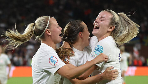 Anglijos futbolininkių triumfas