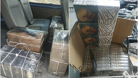 Sulaikyta cigarečių kontrabanda