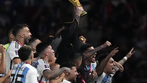L.Messi vedama Argentina &ndash; pasaulio čempionė.