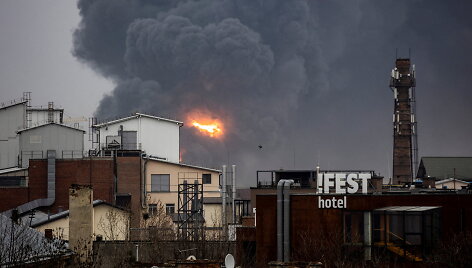 Lvivas atakuotas raketomis