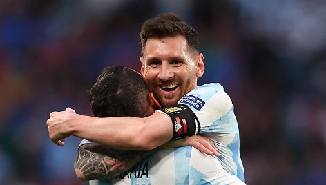 Angelis Di Maria ir Lionelis Messi