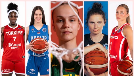 Trečiadienį prasideda Europos moterų krep&scaron;inio čempionatas