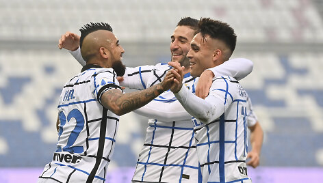 Milano &bdquo;Inter&ldquo; 3:0 įveikė &bdquo;Sassuolo&ldquo; ekipą.
