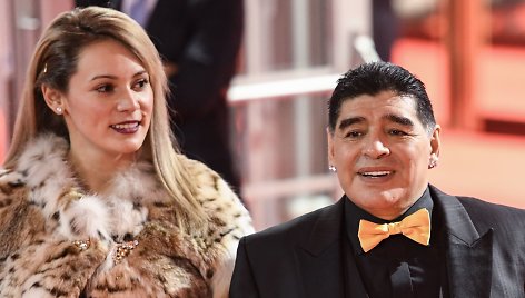 Diego Maradona ir Rocio Oliva