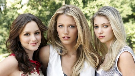 Leighton Meester, Blake Lively ir Taylor Momsen seriale „Gossip Girl“ (2008 m.)