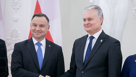 Andrzejus Duda ir Gitanas Nausėda