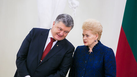 Ukrainos prezideto Petro Poro&scaron;enko ir Dalios Grybauskaitės susitikimas