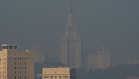 Maskvą užgulė smogas