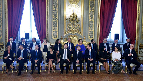 Naujasis Italijos ministrų kabinetas