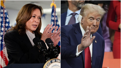 Kamala Harris ir Donaldas Trumpas