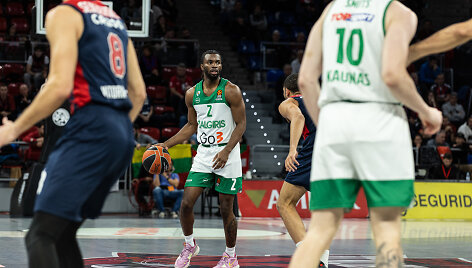 Eurolygos mačas Vitorijoje: &bdquo;Baskonia&ldquo; &ndash; Kauno &bdquo;Žalgiris&ldquo;