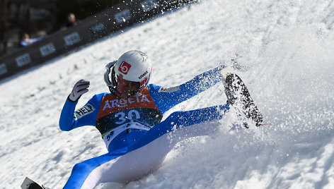 Danielis Andre Tande 2021 metais patyrė kraupią griūtį.