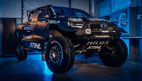 &bdquo;Toyota Gazoo Racing Baltics&ldquo; komanda rūpinasi &bdquo;Toyota Hilux&ldquo; bolido transportavimu