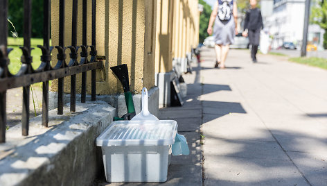 Vandalizmas prie Baltarusių ambasados