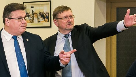 Juozas Bernatonis ir Linas Linkevičius.