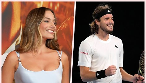 Stefano Tsitsipas pripažino, kad žavisi Margot Robbie.