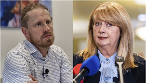 Tomas Bagdanskis ir Vilija Blinkevičiūtė